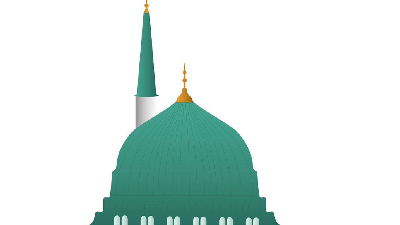 Domed building background
